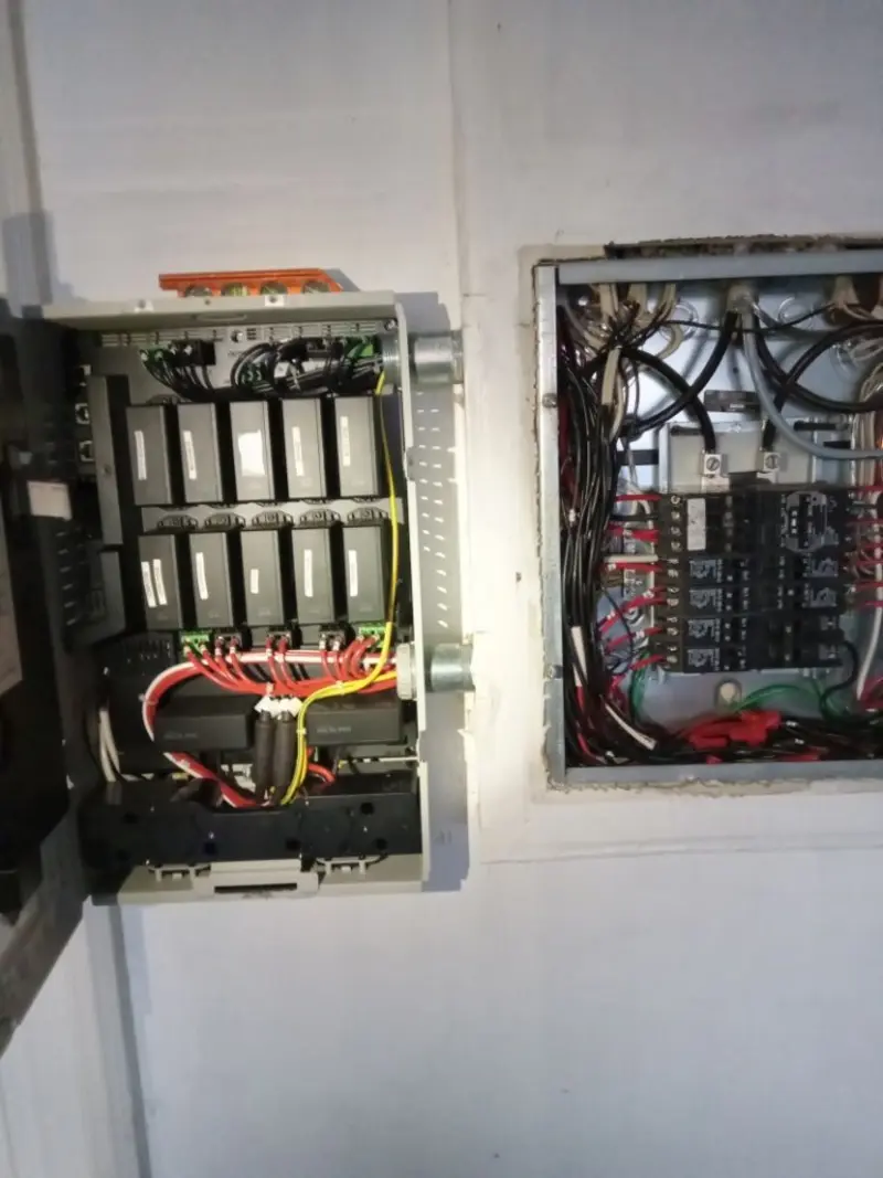 Electrical panel upgrade completed for Indoor Lighting Installation in Vinita
